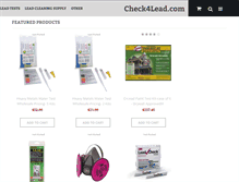 Tablet Screenshot of check4lead.com